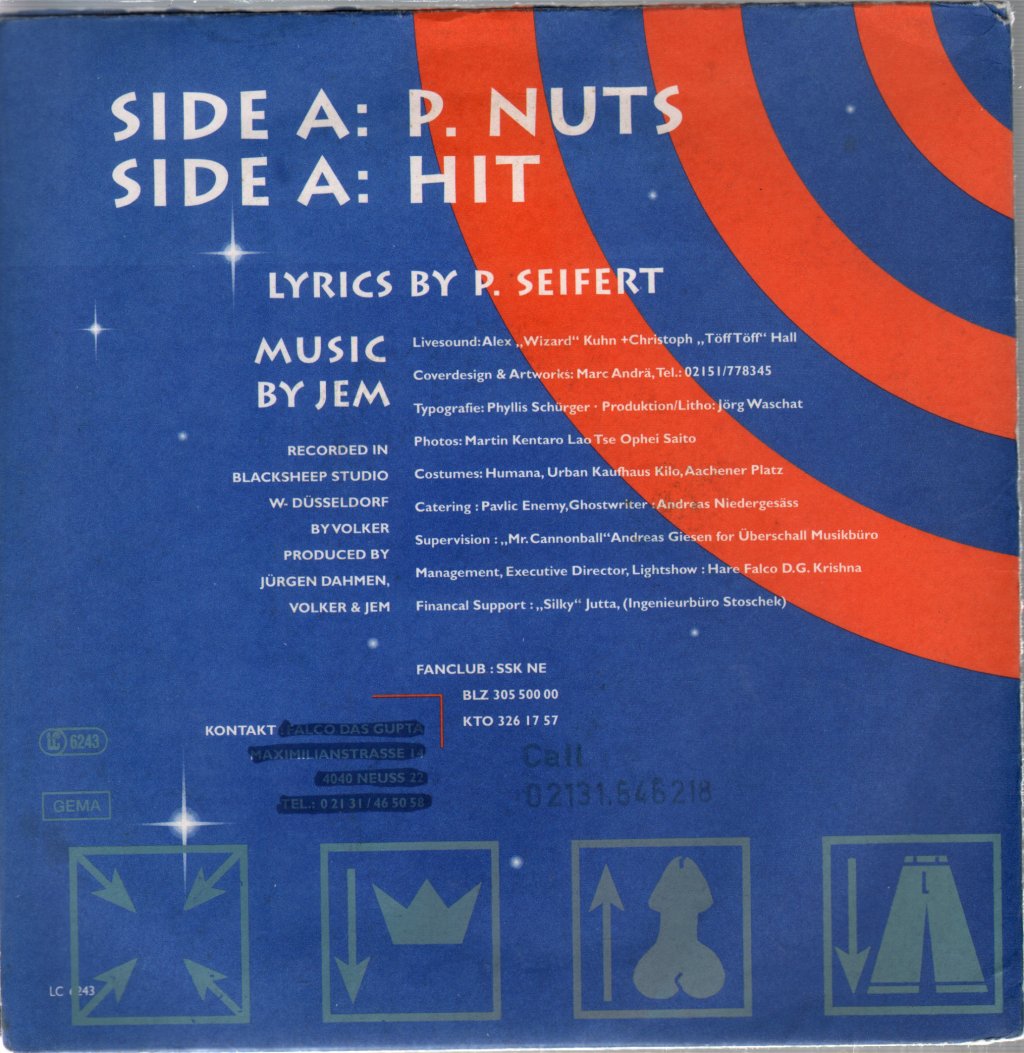 jem (german) - P.Nuts - 7 Inch