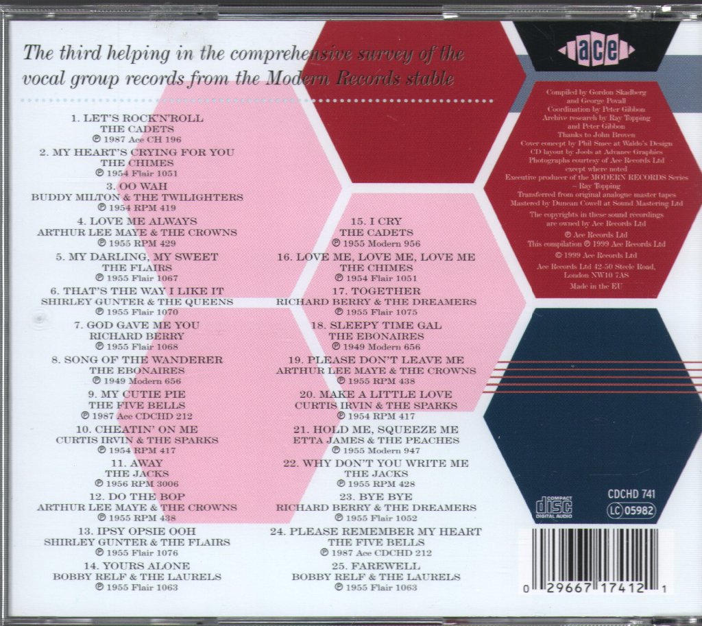 Various Artists - Modern Vocal Groups, Vol.3 - Cd