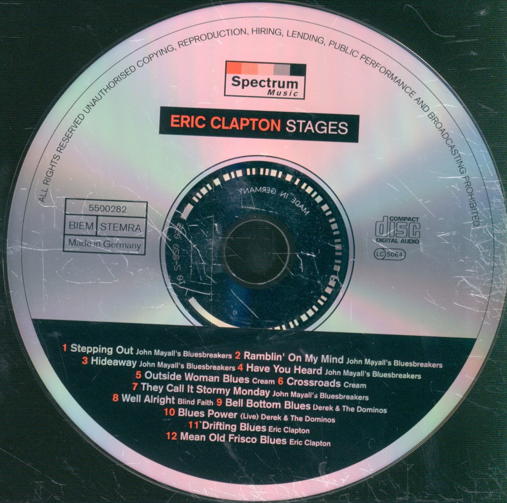 Eric Clapton - Stages - Cd