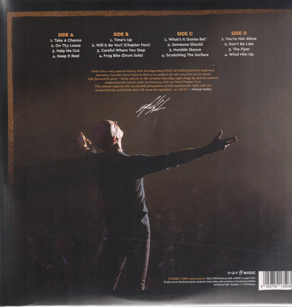 Saga (Rock Group) - So Good So Far: Live At Rock Of Ages - Double Lp