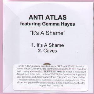 Anti Atlas Featuring Gemma Hayes - It's A Shame - Cdr