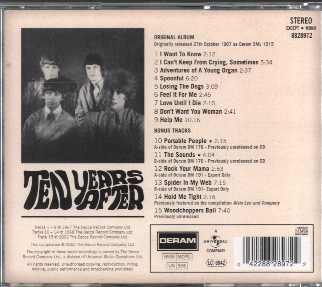 Ten Years After - Ten Years After - Cd