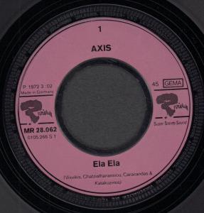 Axis (70'S Rock) - Ela Ela - 7 Inch