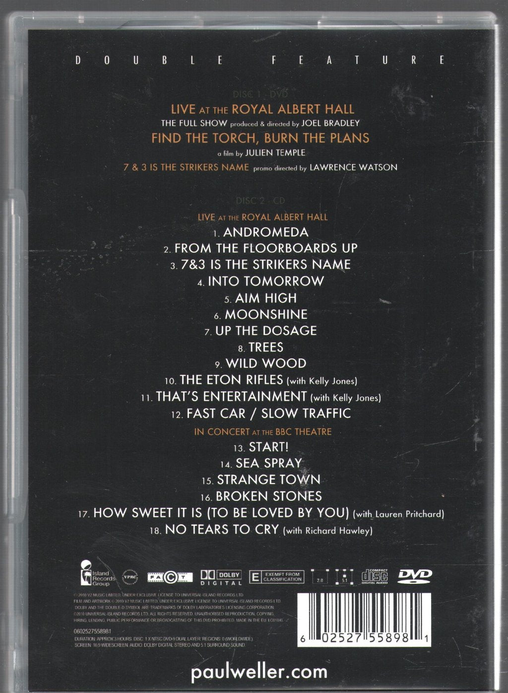 Paul Weller - Find The Torch, Burn The Plans - Dvd
