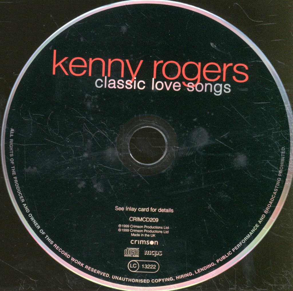 Kenny Rogers - Classic Love Songs - Cd