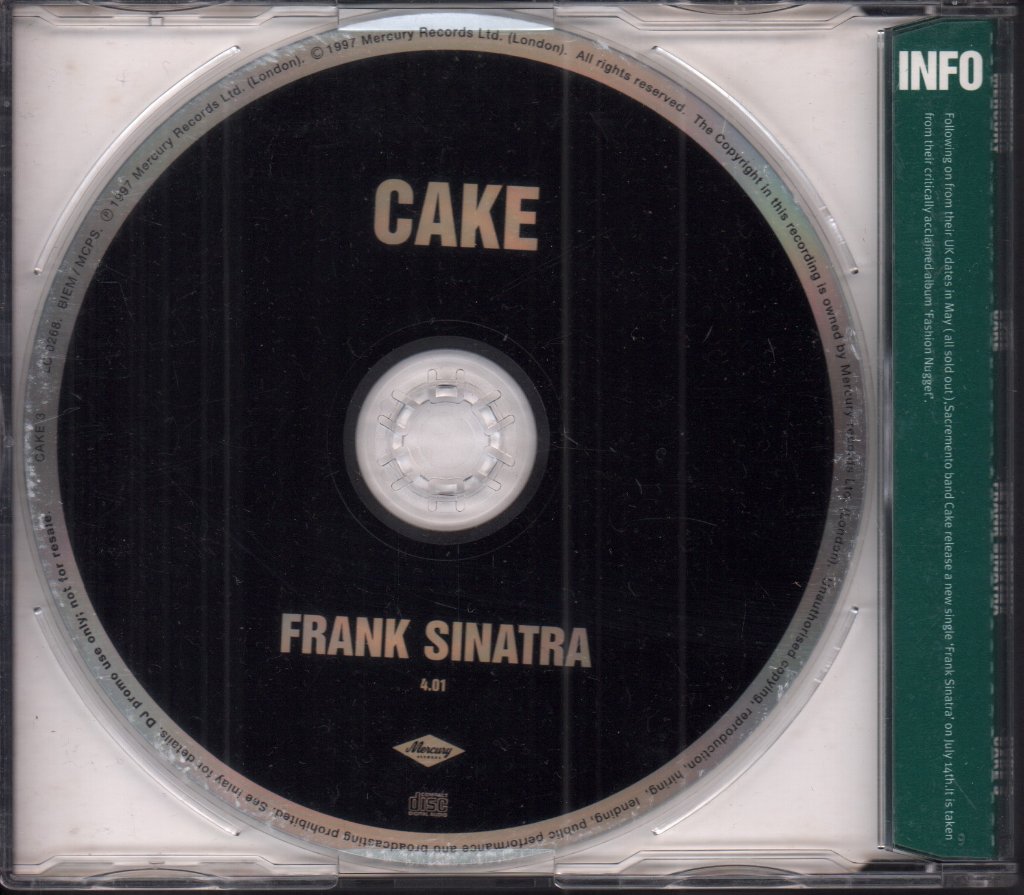 Cake - Frank Sinatra - Cd
