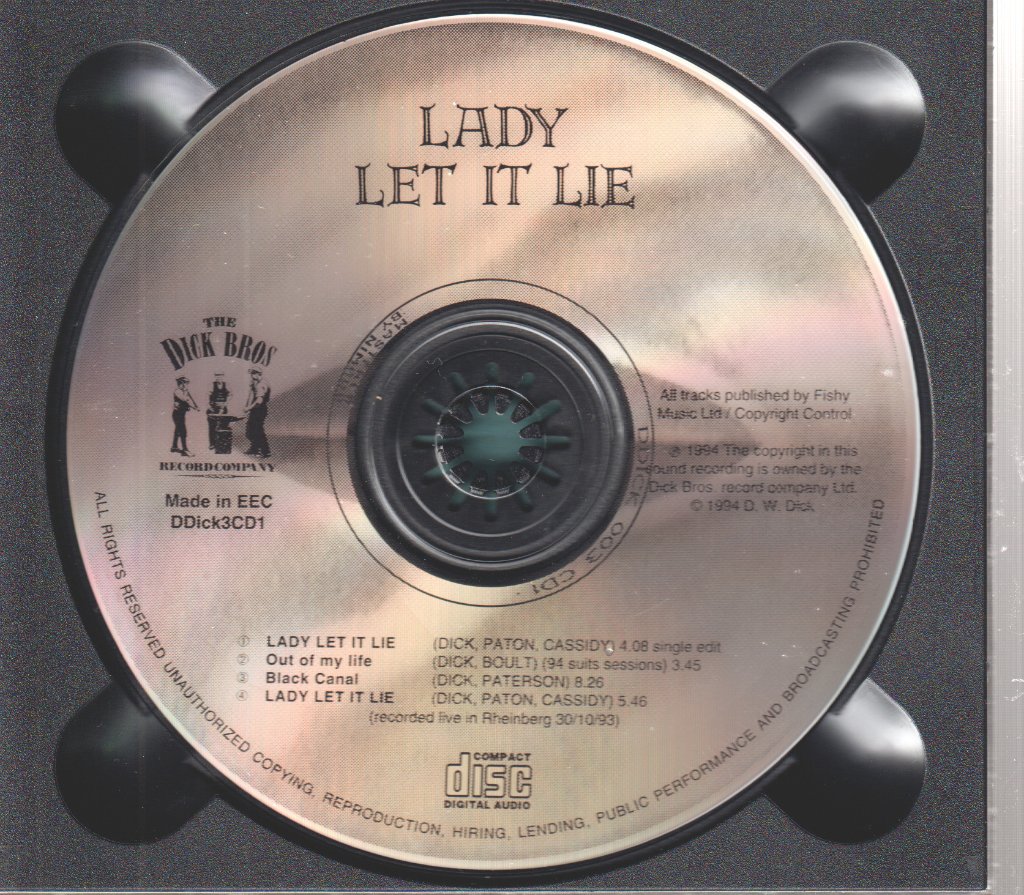 Fish - Lady Let It Lie - Cd