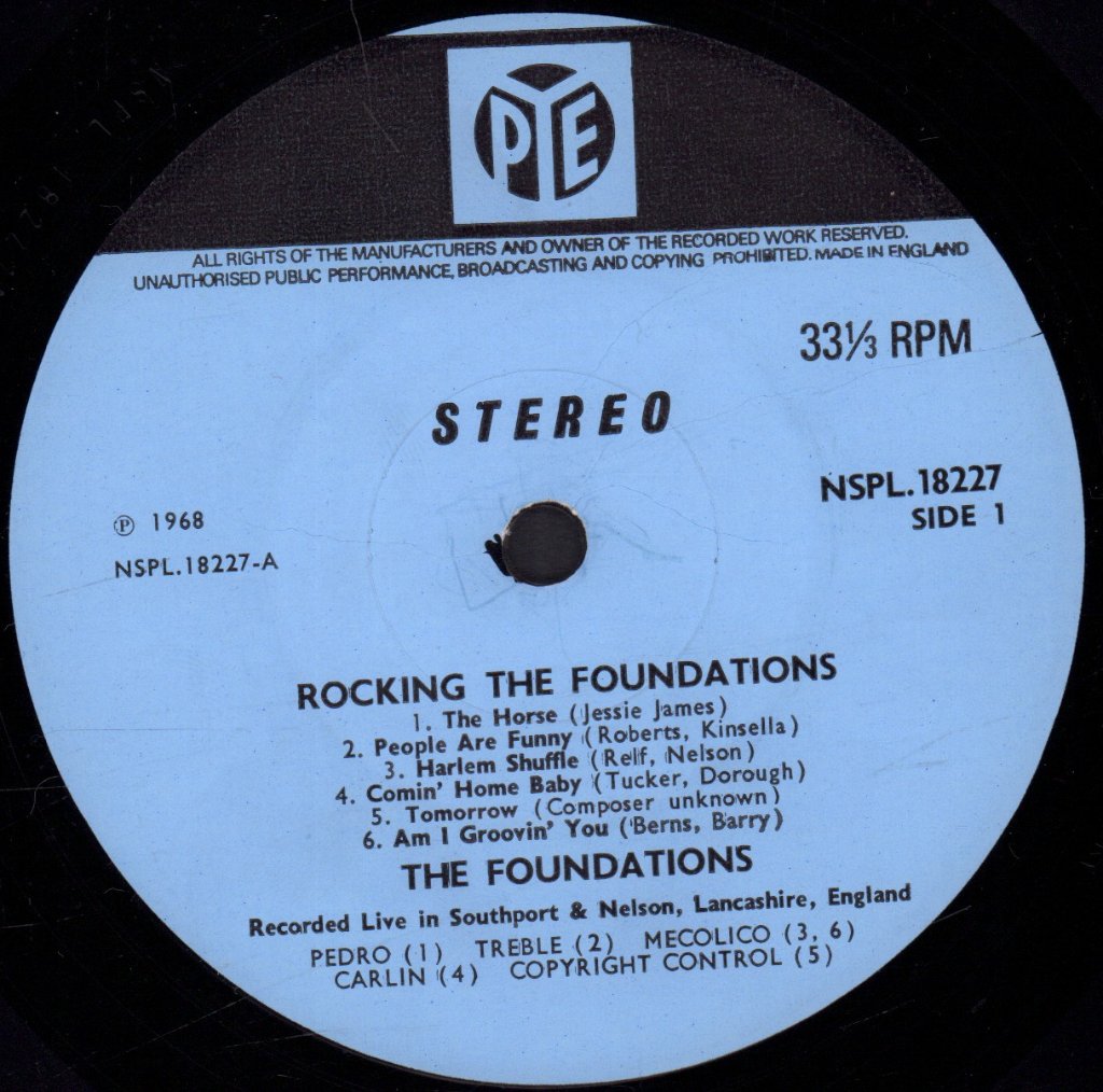 Foundations - Rocking The Foundations - Lp