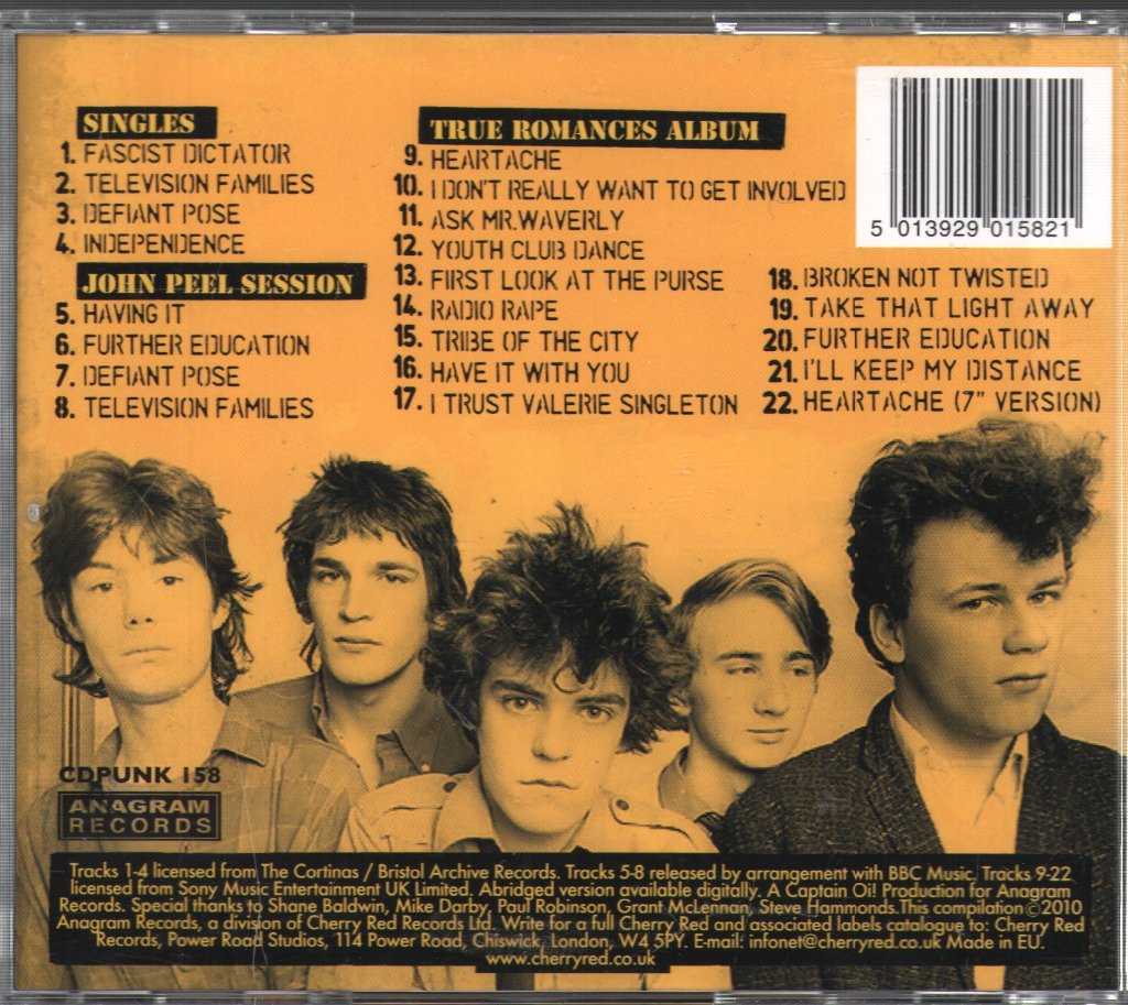 Cortinas - Punk Rock Anthology - Cd