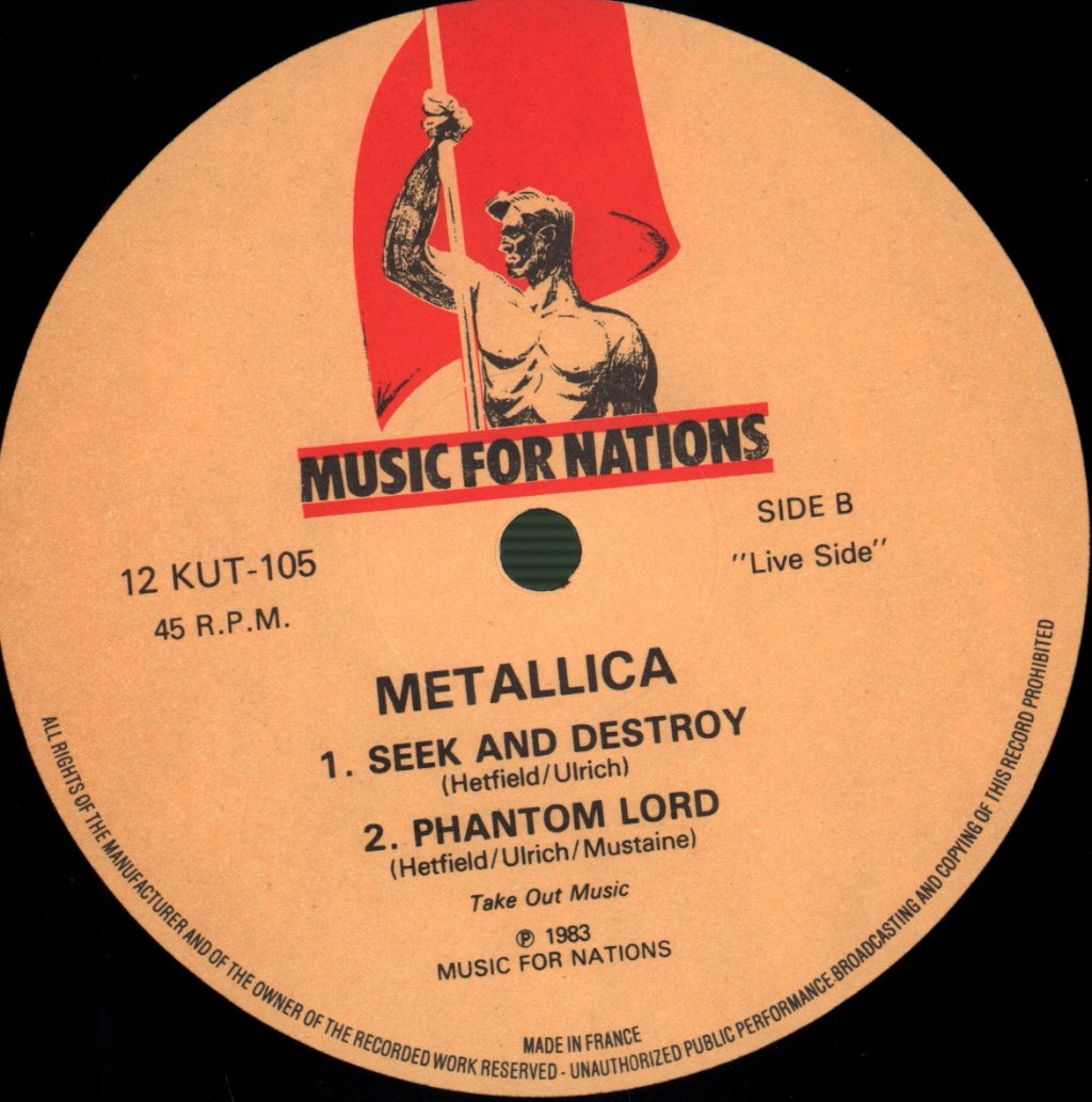 Metallica - Jump In The Fire - 12 Inch