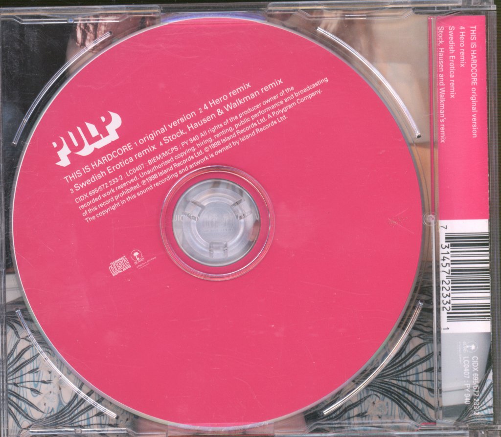 Pulp - This Is Hardcore - Cd