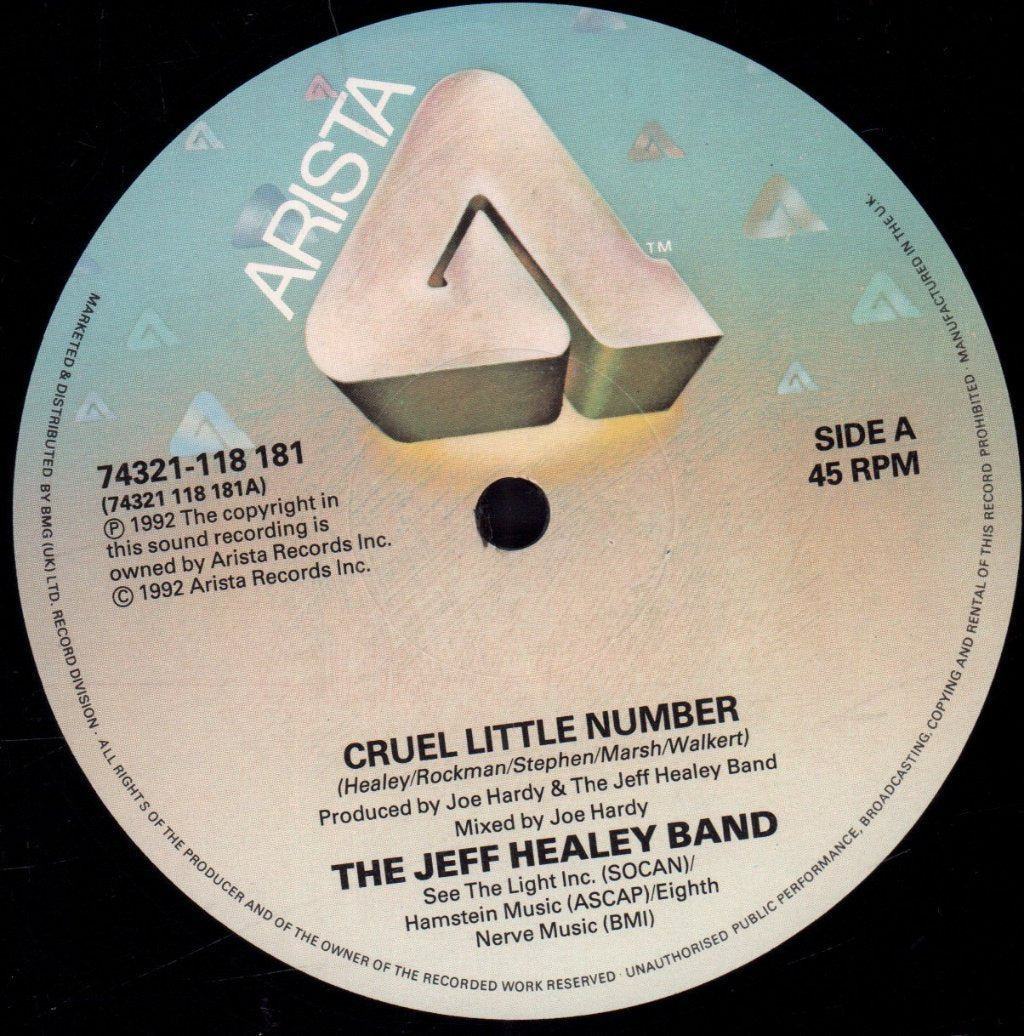 Jeff Healey Band - Cruel Little Number - 12 Inch