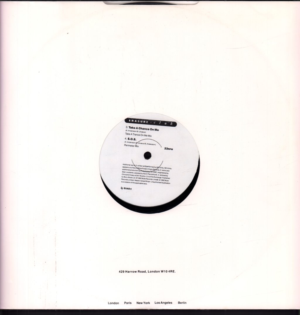 Erasure - Voulez Vous - 12 Inch