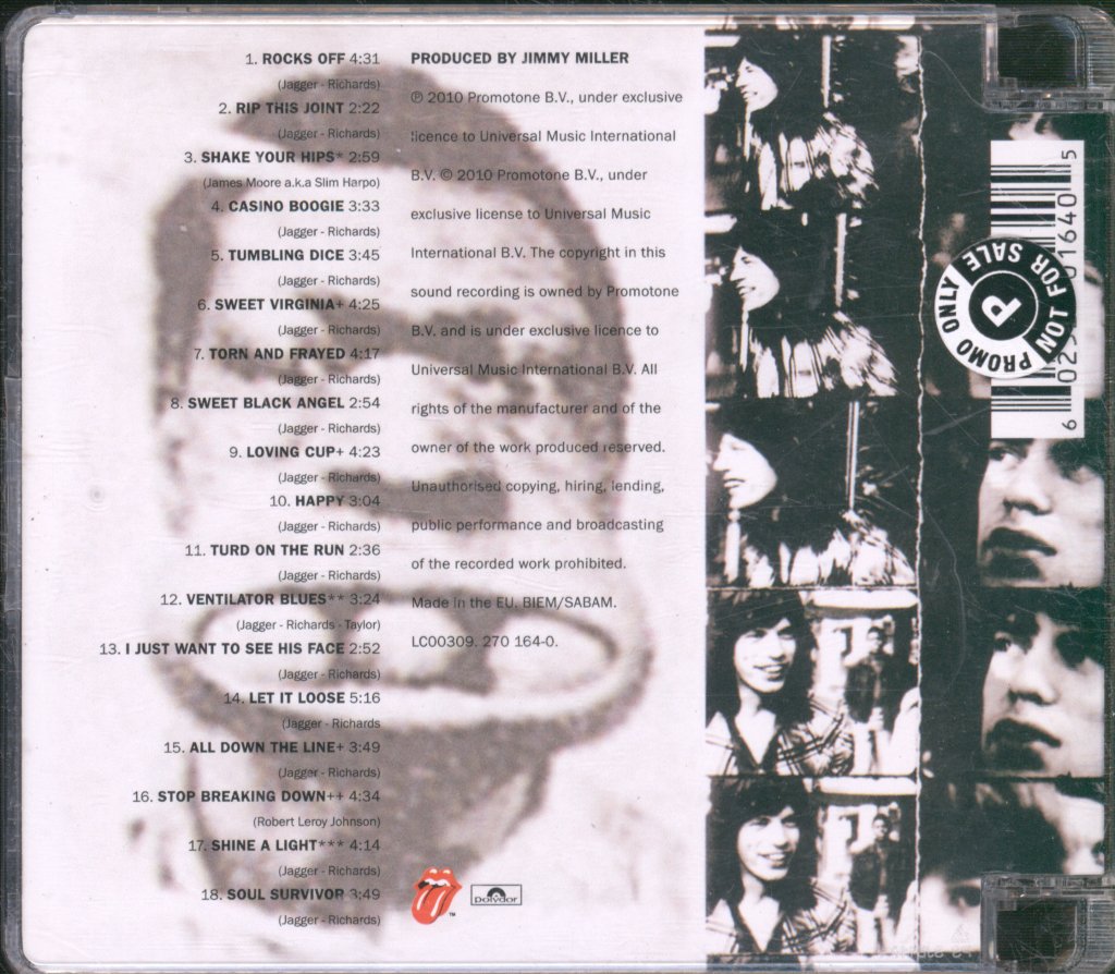 Rolling Stones - Exile On Main St. - Cd