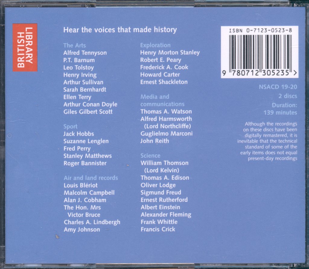 Various Artists - Voices Of History 2 - Double Cd
