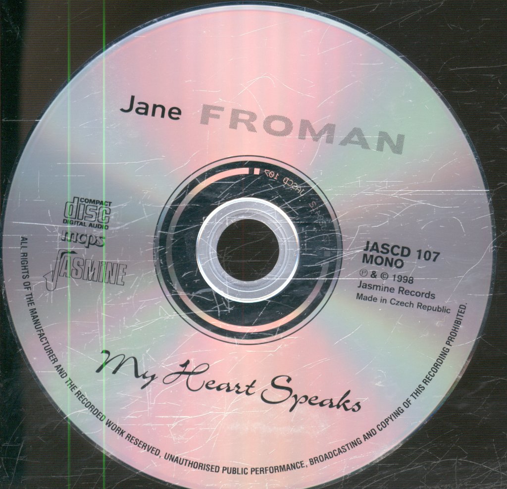 Jane Froman - My Heart Speaks - Cd