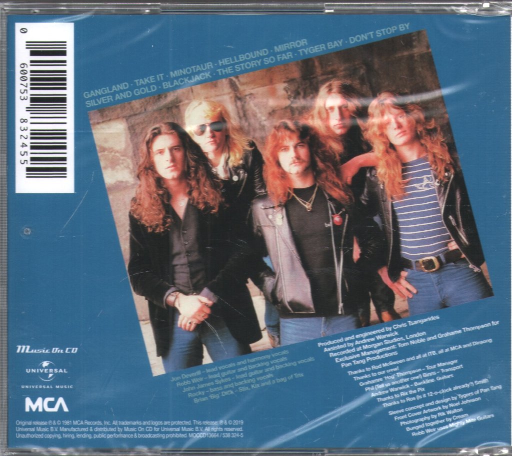 Tygers Of Pan Tang - Spellbound - Cd