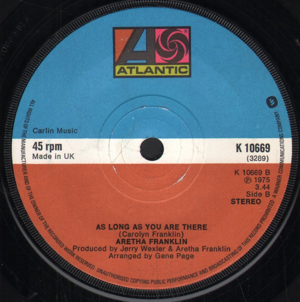 Aretha Franklin - Mr D.J. (5 For The D.J.) - 7 Inch