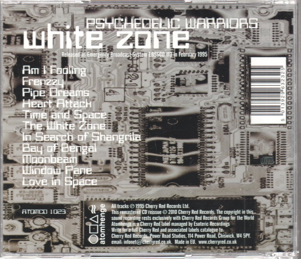 Psychedelic Warriors - White Zone - Cd