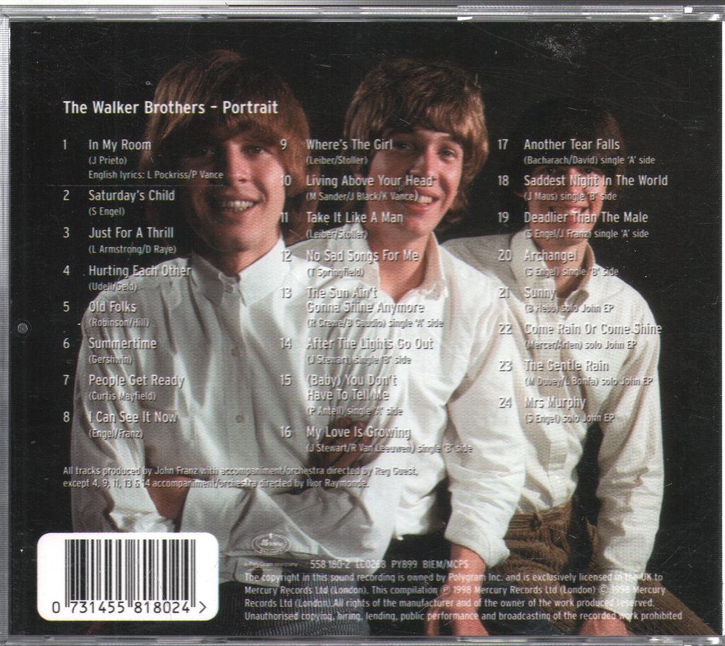 Walker Brothers - Portrait - Cd