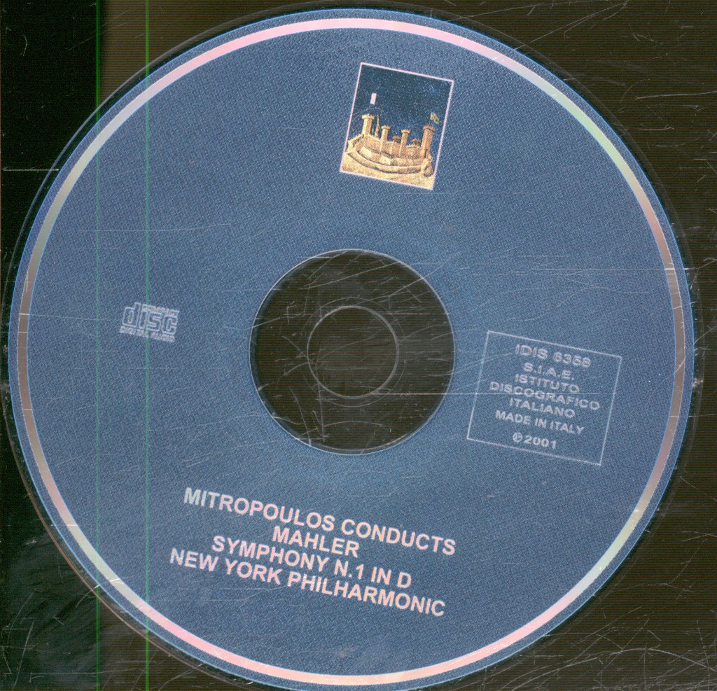Dimitri Mitropoulos, New York Philharmonic Orchestra - Mahler - Symphony N 1 - Cd