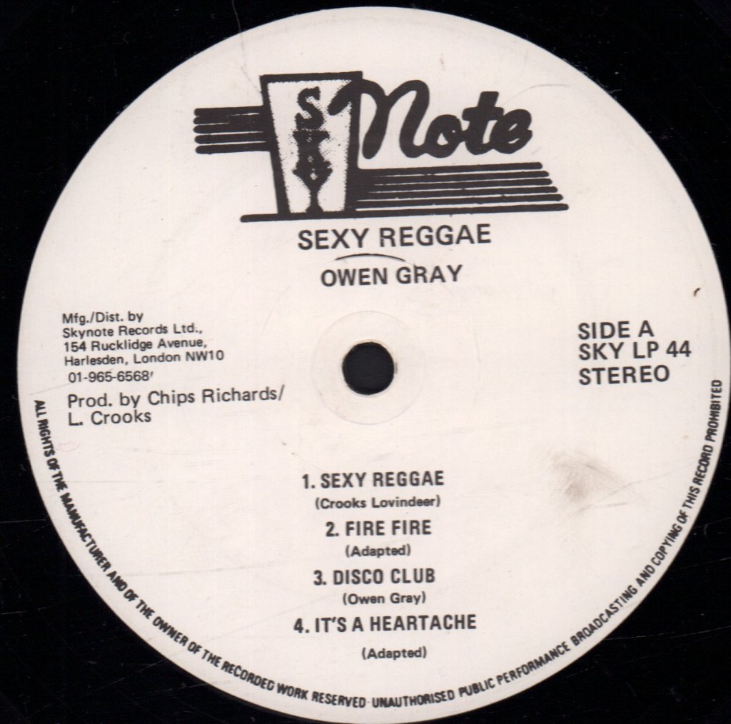 Owen Gray - Sexy Reggae - Lp