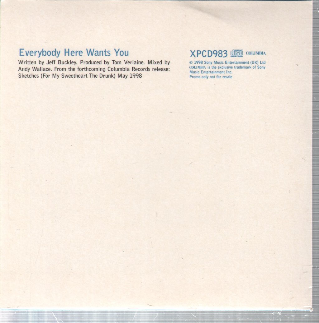 Jeff Buckley - Everybody Here Wants You - Cd