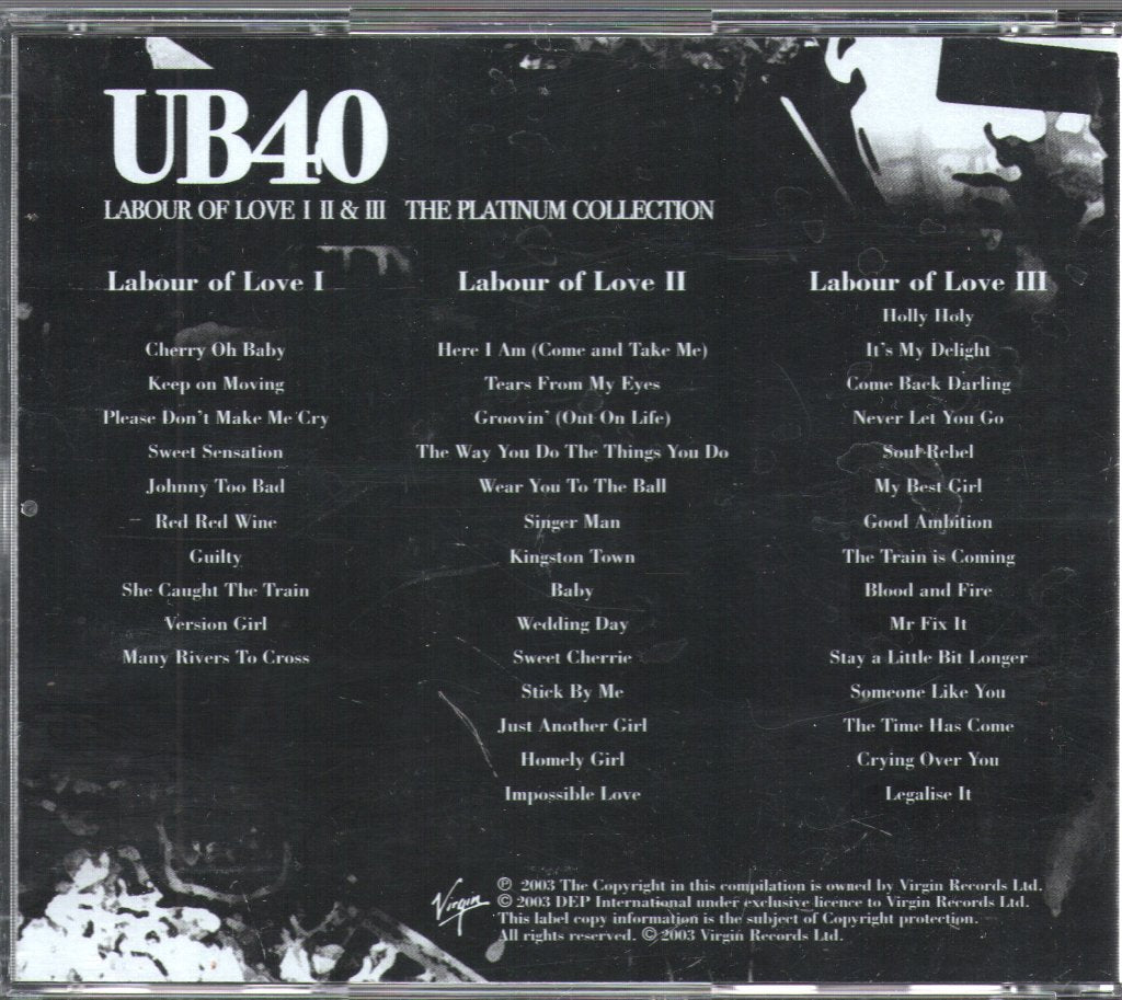 UB40 - Labour Of Love Volume I II & III - Triple Cd