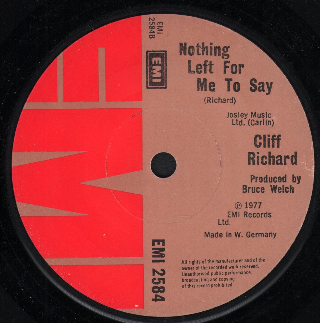 Cliff Richard - My Kinda Life - 7 Inch