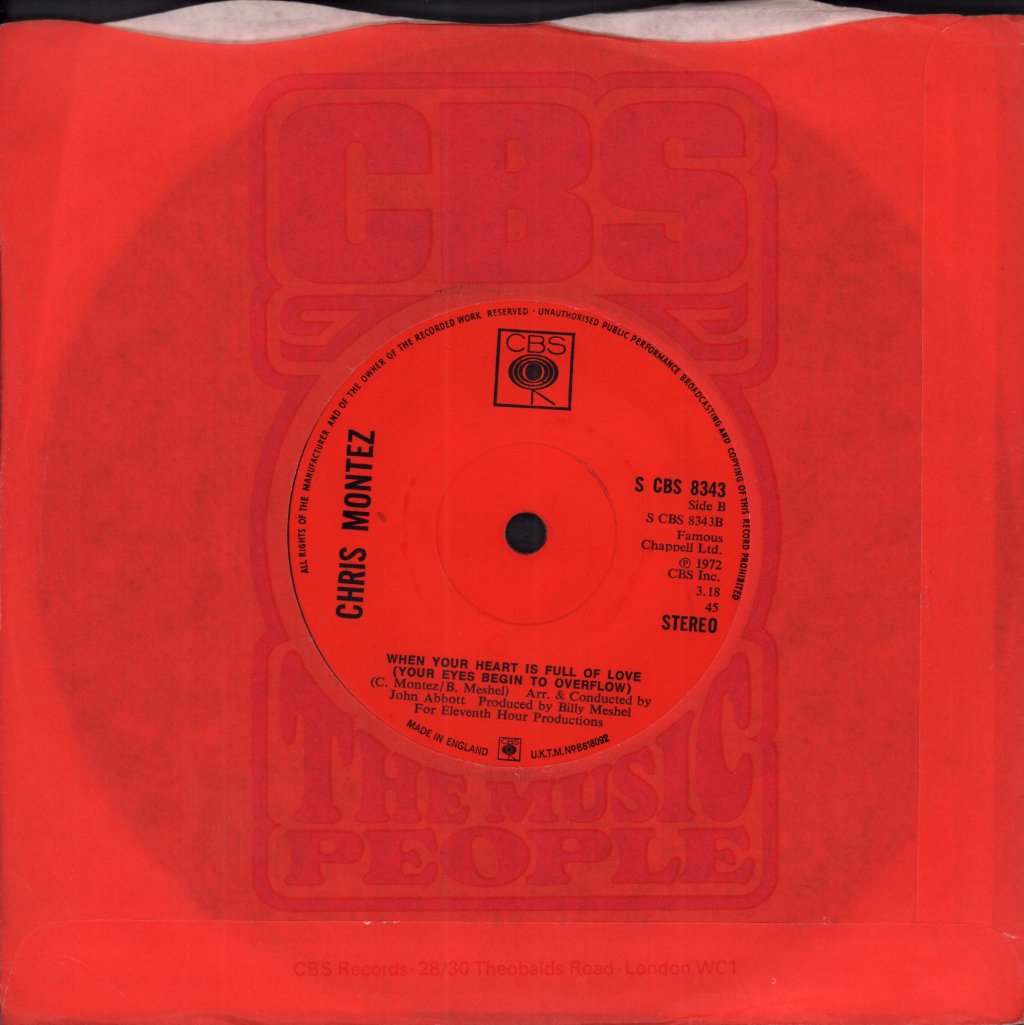 Chris Montez - Dolores,Dolores I Told You I'd Be Back - 7 Inch