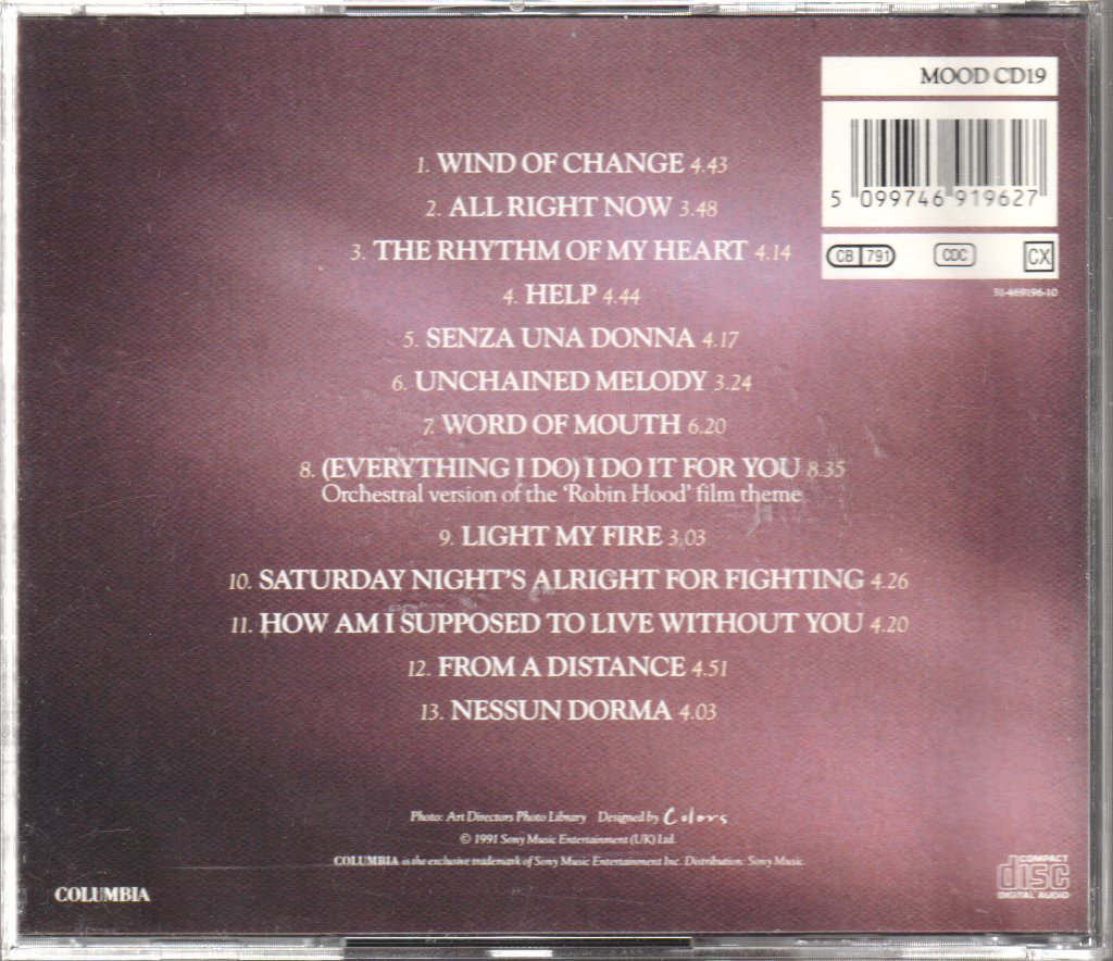 London Symphony Orchestra - Wind Of Change Classic Rock - Cd