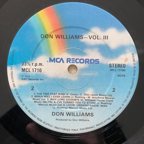 Don Williams - Vol. III - Lp