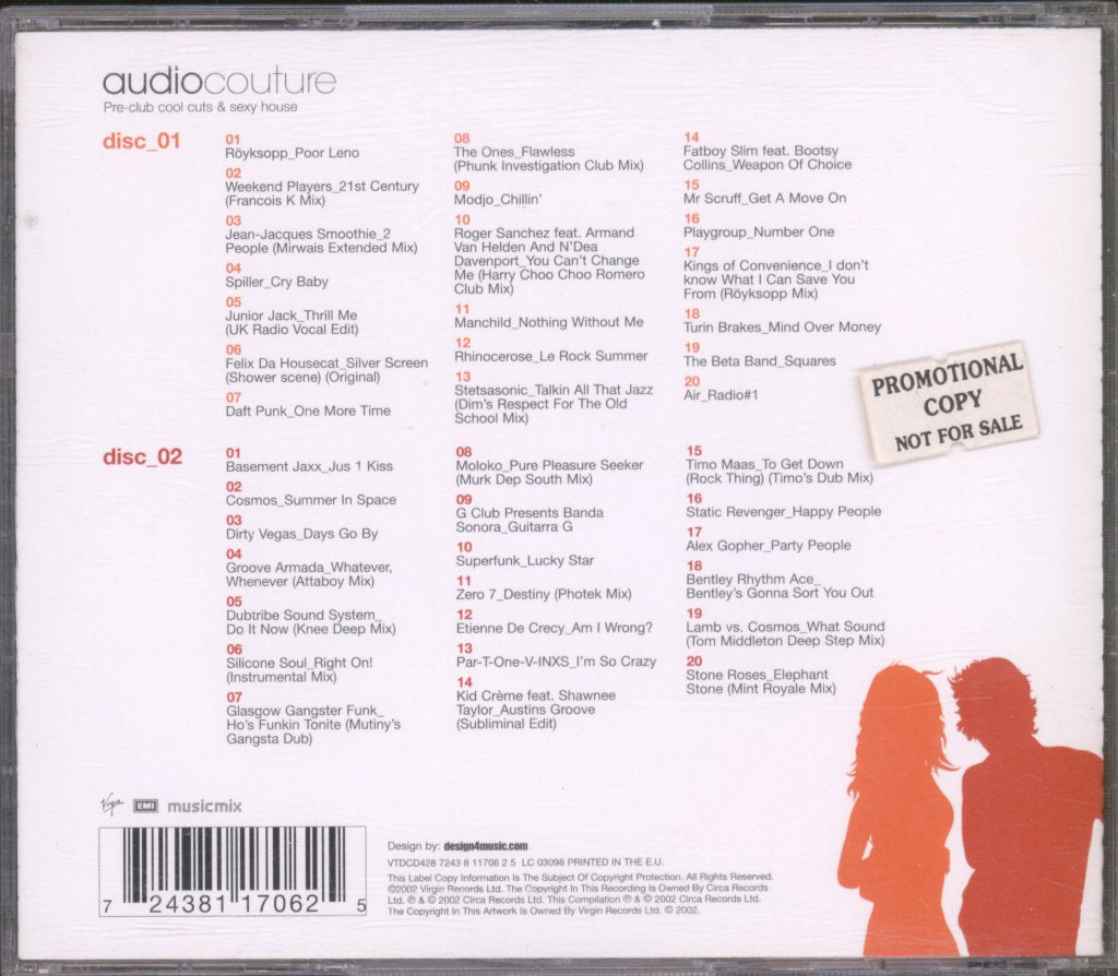 Various Artists - Audiocouture: Pre-club Cool Cuts & Sexy House - Double Cd