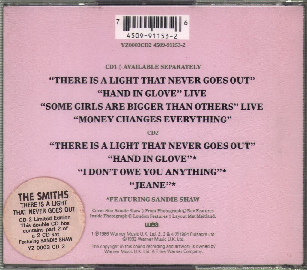 Smiths - There Is A Light That Never Goes Out - Cd