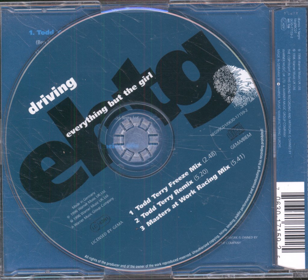 Everything But The Girl - Driving - Cd