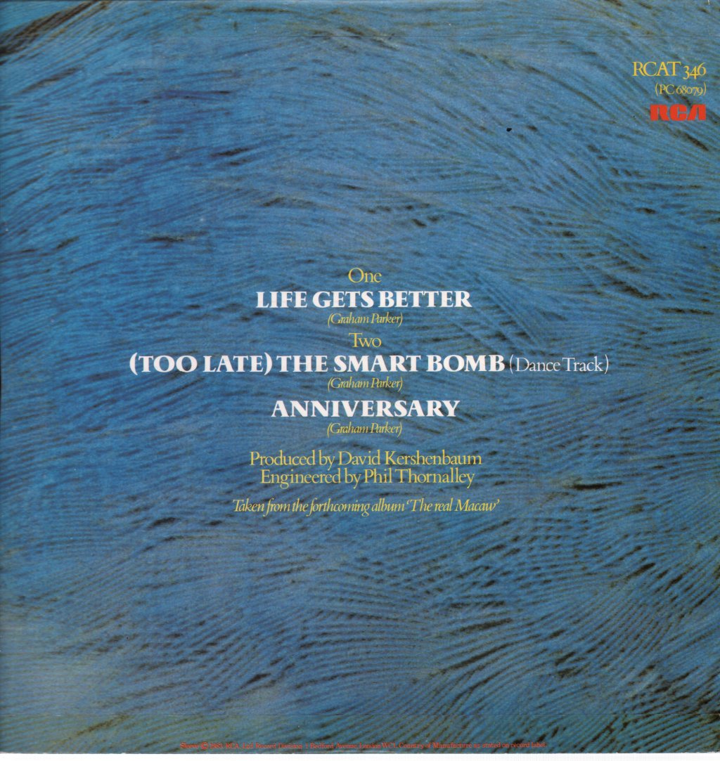 Graham Parker - Life Gets Better - 12 Inch