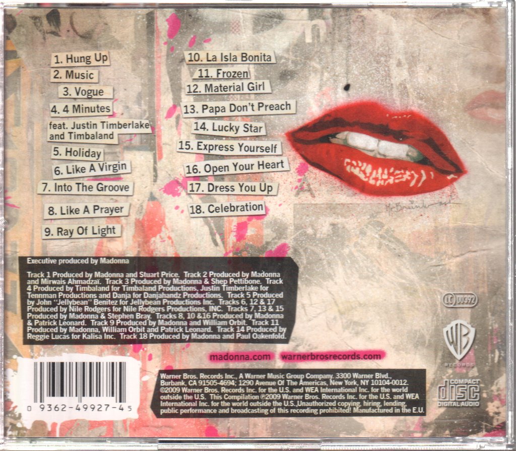 Madonna - Celebration - Cd