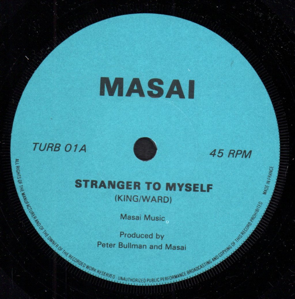 Masai (Rock Group) - Stranger To Myself - 7 Inch