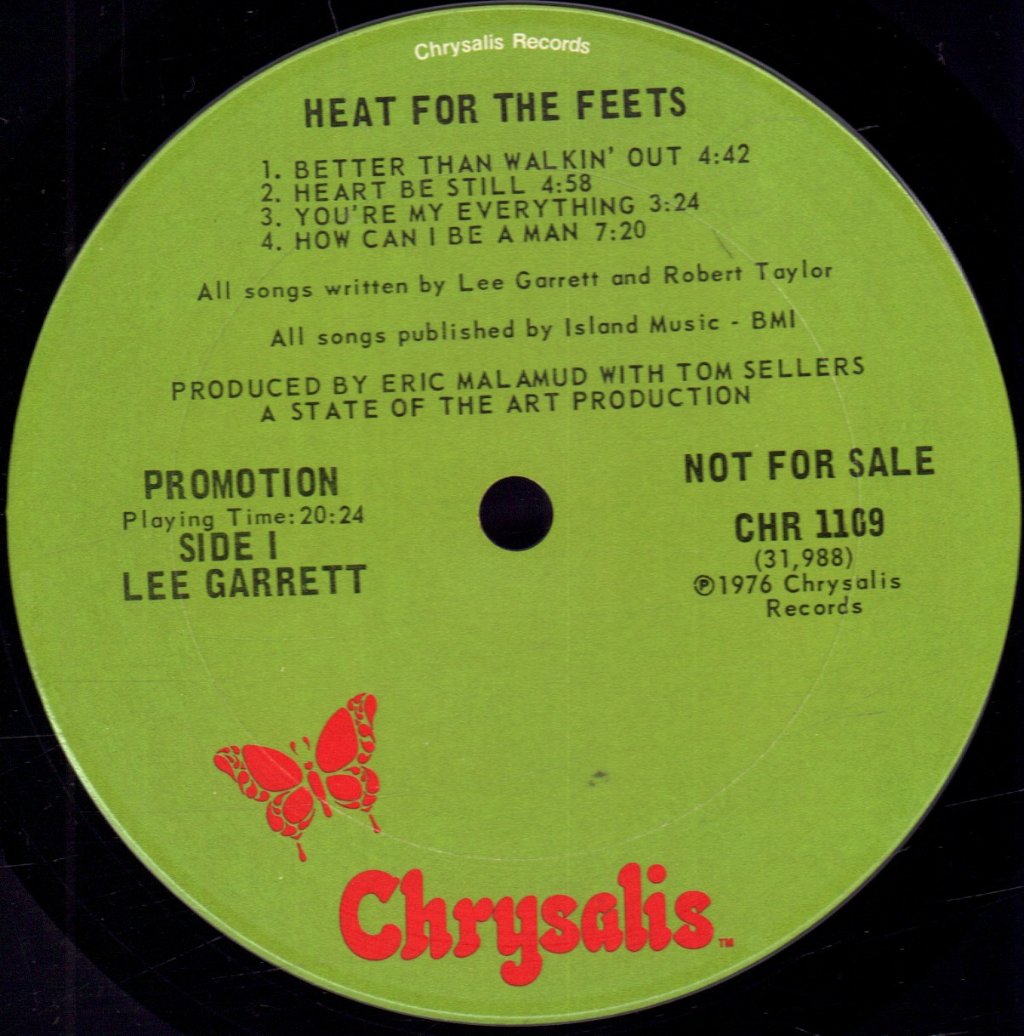 Lee Garrett - Heat For The Feets - Lp