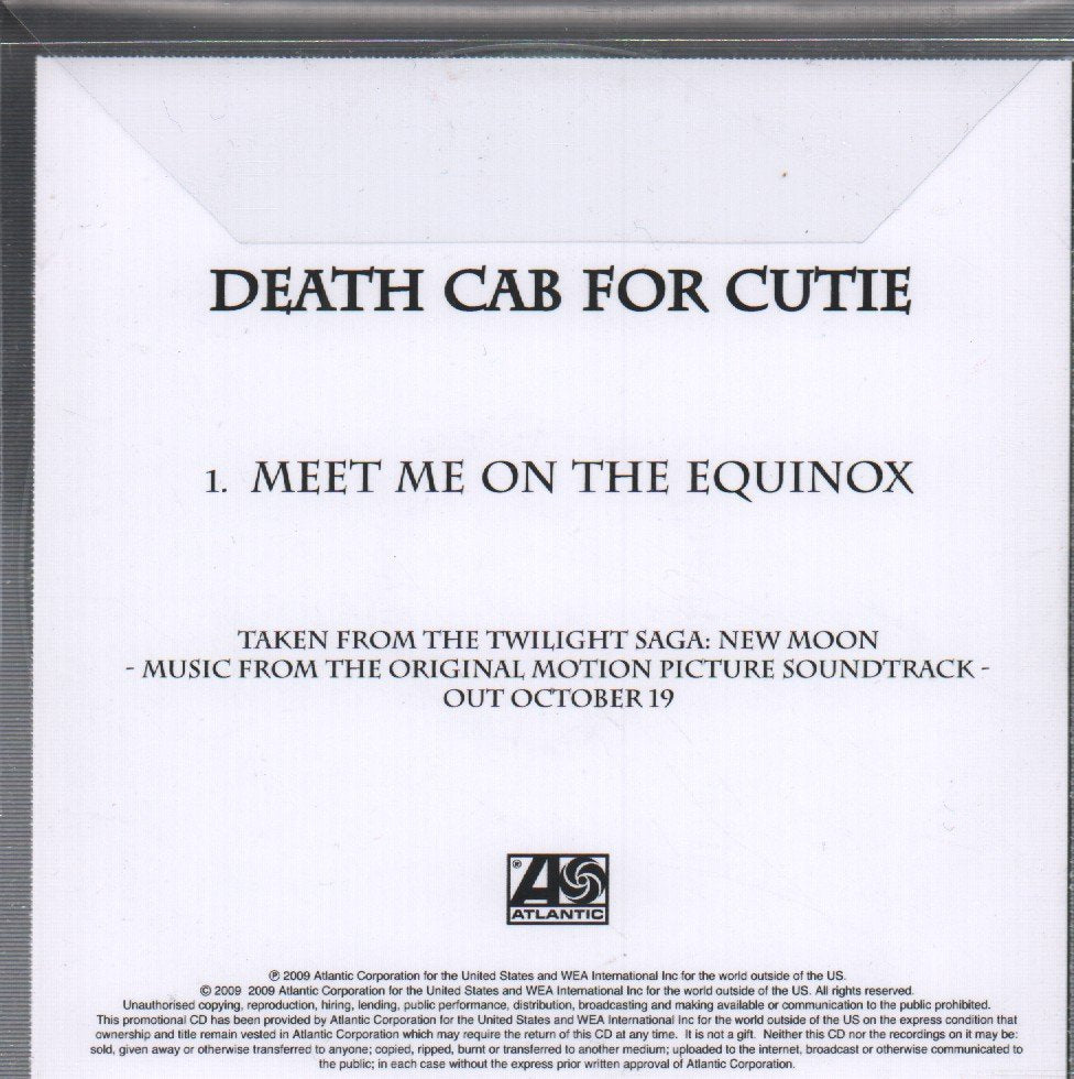 Death Cab For Cutie - Meet Me On The Equinox - Cdr
