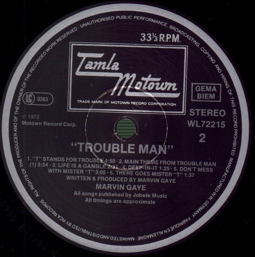 Marvin Gaye - Trouble Man - Lp