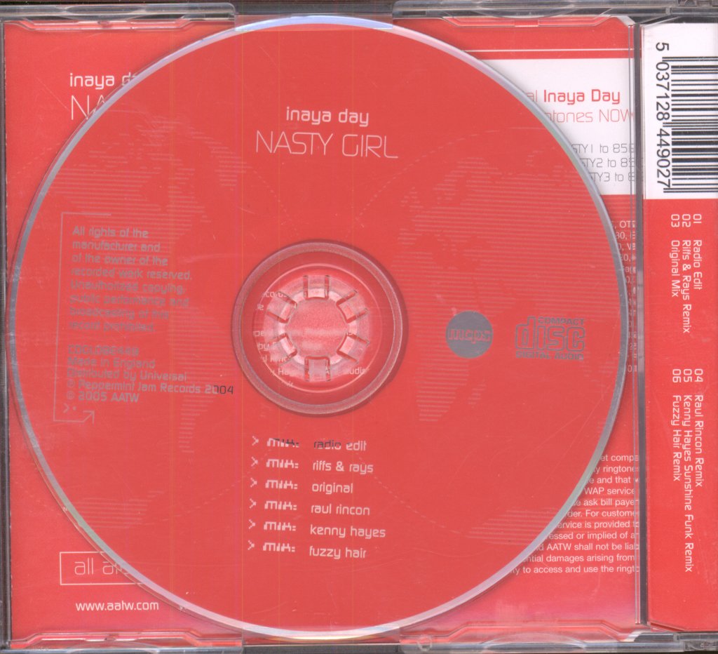Inaya Day - Nasty Girl - Cd
