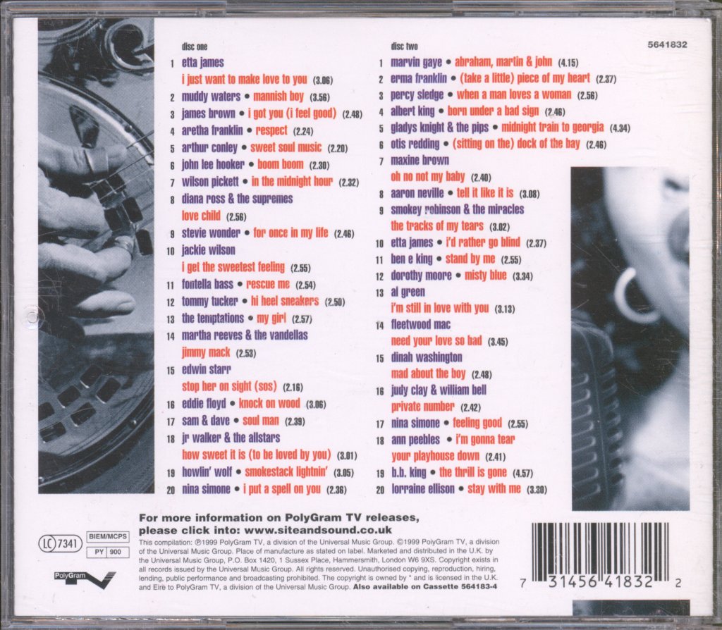 Various Artists - Blues Brother Soul Sister Classics - Double Cd