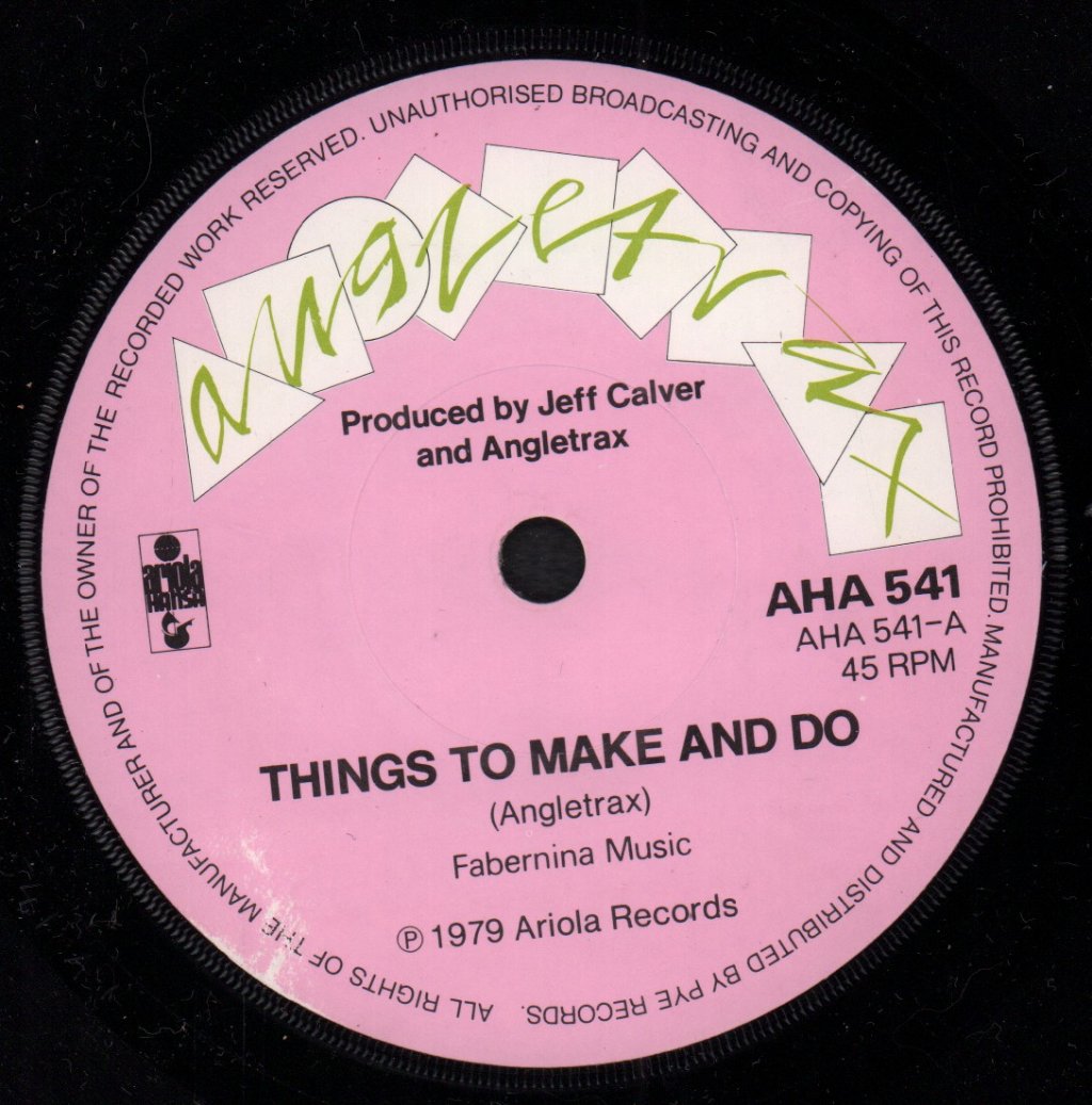 Angletrax - Things To Make And Do - 7 Inch