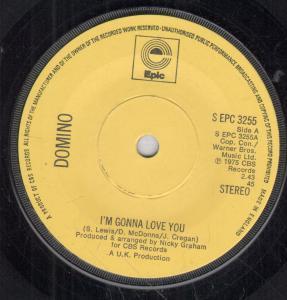 Domino (70'S Group) - I'm Gonna Love You - 7 Inch