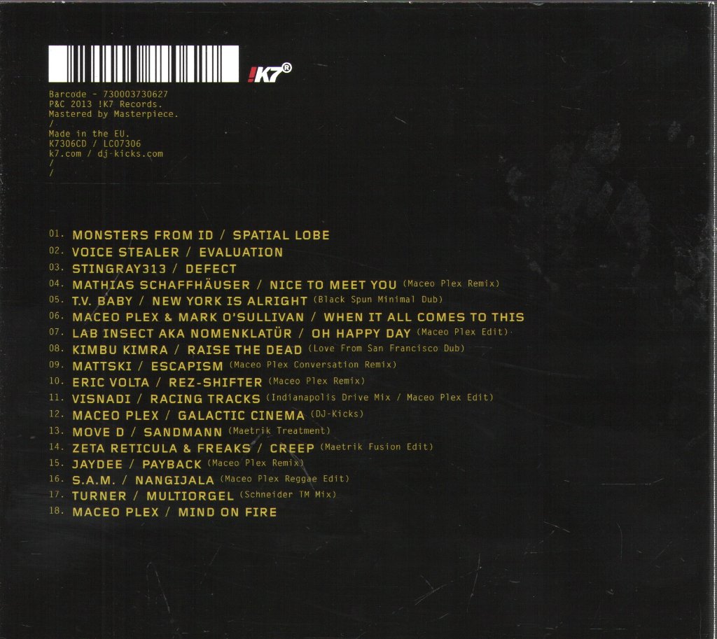 Maceo Plex - DJ-Kicks - Cd