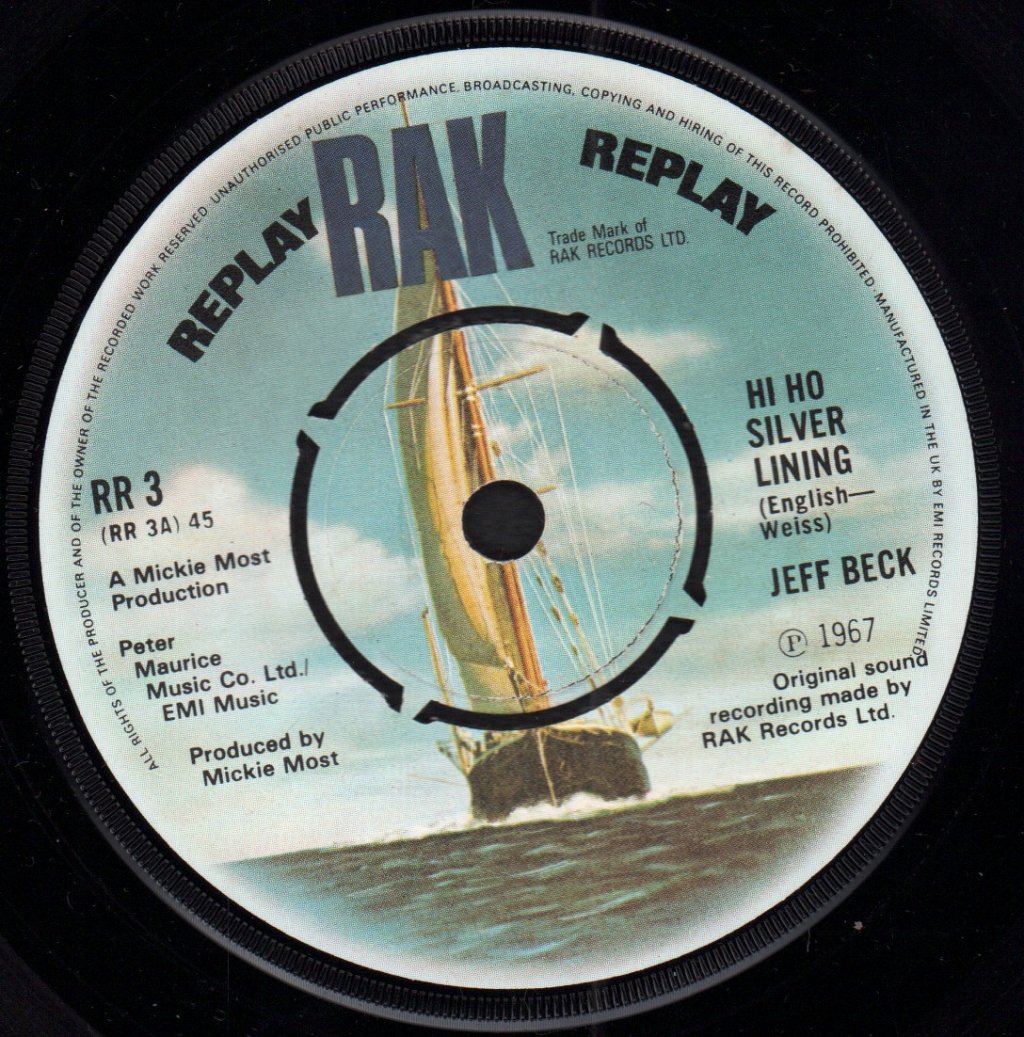 Jeff Beck - Hi Ho Silver Lining - 7 Inch