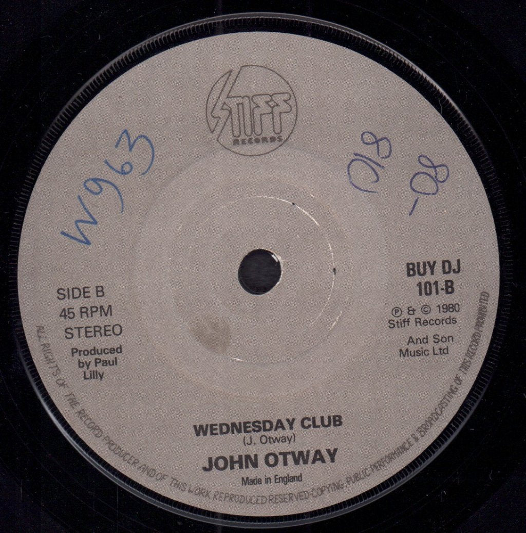 John Otway - Green Green Grass Of Home - 7 Inch