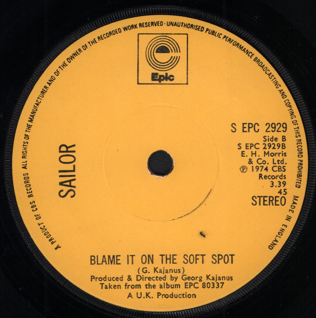 Sailor - Blue Desert - 7 Inch