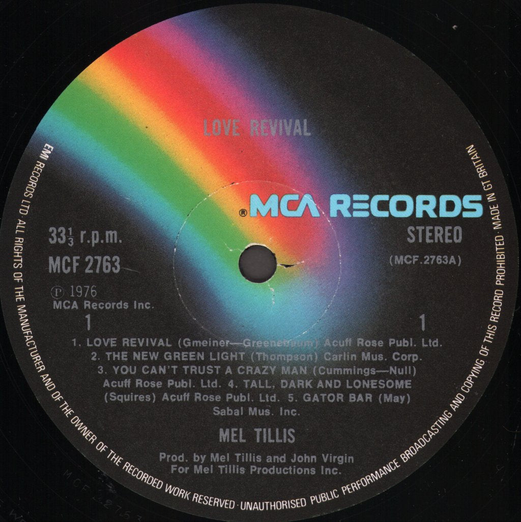 Mel Tillis - Love Revival - Lp